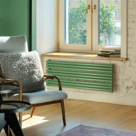 Трубчатый радиатор Empatiko Takt Horisont HL1-1432-1750-36 Calm Green, нл, ВхШхГ 1432х1786х64