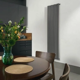 Трубчатый радиатор Empatiko Takt L1-592-750-15 Enigmatic Grey, нижнее левое, ВхШхГ 786х592х64