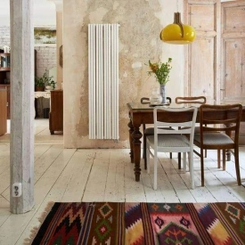 Трубчатый радиатор Empatiko Takt L1-592-1500-15 Mild White, нижнее левое, ВхШхГ 1536х592х64