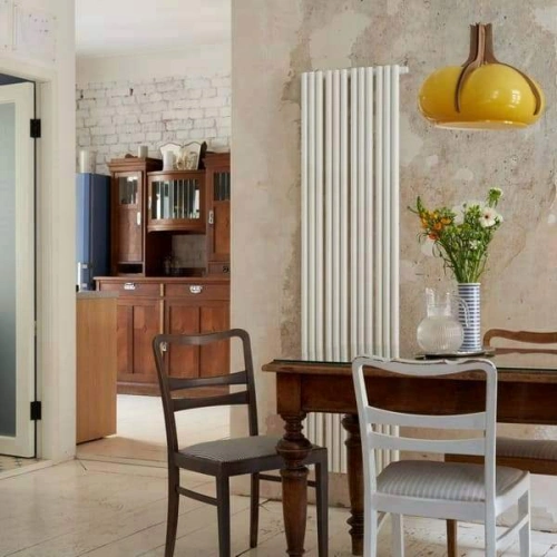 Трубчатый радиатор Empatiko Takt R1-712-1750-18 Mild White, нижнее правое, ВхШхГ 1786х712х64