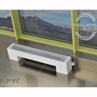 Напольный конвектор водяной Helios Therm Alpha Floor CAF нижнее подключение 200х155х600 (т/о 1)