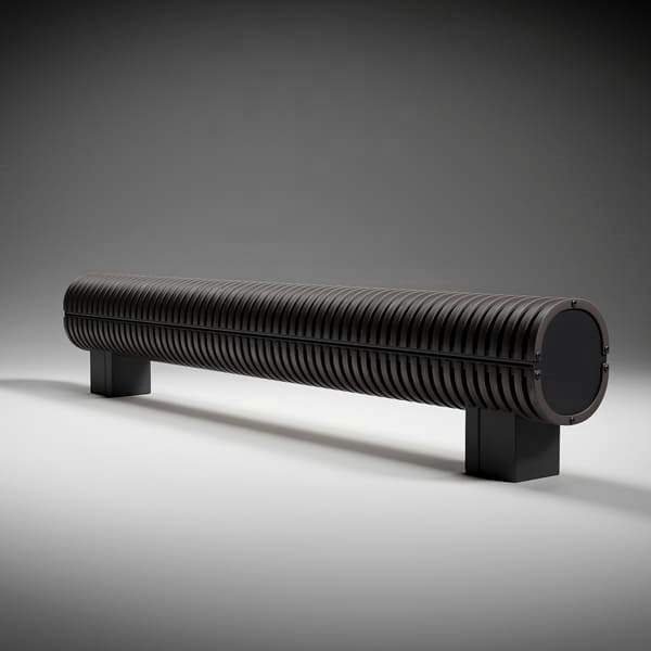 Напольный конвектор Savva Timber KN Boost ШхВхД - 170х280х1100 (100х100), черный, 2999 Вт