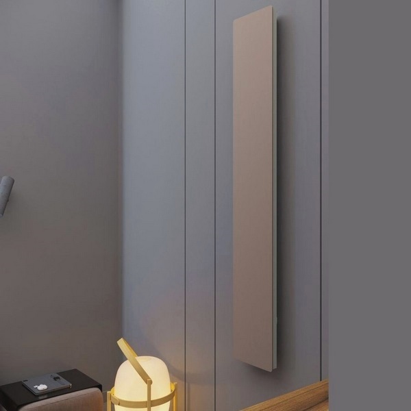 Дизайн конвектор SAVVA Chinook X2 Glass Matt 400х2400 вертикальный, водяной, настенный