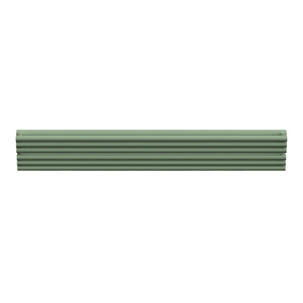 Трубчатый радиатор Empatiko Takt Horisont HLR2-232-200-6 Calm Green, ниж, ВхШхГ 232х236х96