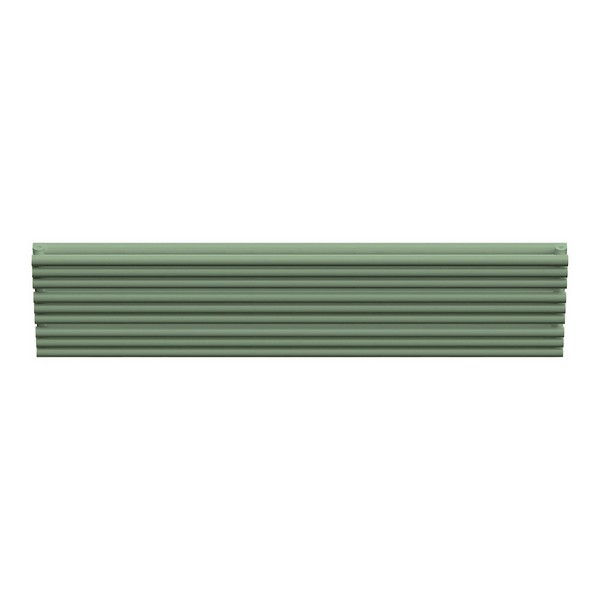 Трубчатый радиатор Empatiko Takt Horisont HLR2-712-750-18 Calm Green, ниж, ВхШхГ 712х786х96