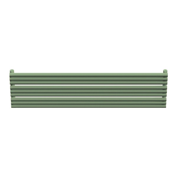 Трубчатый радиатор Empatiko Takt Horisont HLR2-712-750-18 Calm Green, ниж, ВхШхГ 712х786х96