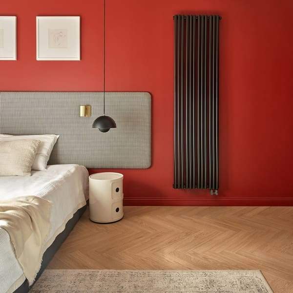 Трубчатый радиатор Empatiko Takt Horisont HR1-1192-500-30 Confident Black, нп, ВхШхГ 1192х536х64