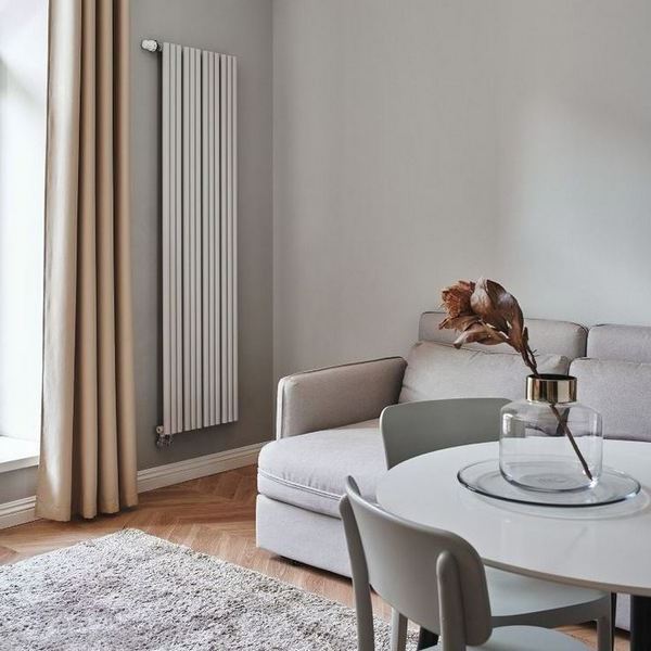 Трубчатый радиатор Empatiko Takt Horisont HR1-1672-1500-42 Cozy grey, нп, ВхШхГ 1672х1536х64