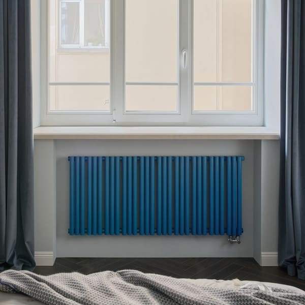Трубчатый радиатор Empatiko Takt Horisont HR1-472-1500-12 Dreamy Blue, нп, ВхШхГ 472х1536х64