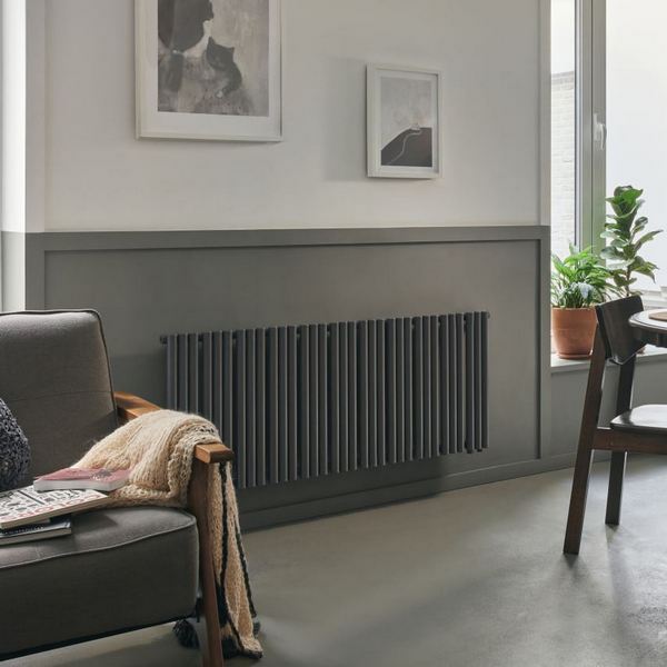 Трубчатый радиатор Empatiko Takt Horisont HL1-1792-1500-45 Enigmatic Grey, нл, ВхШхГ 1792х1536х64