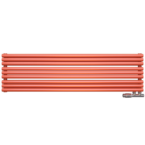Трубчатый радиатор Empatiko Takt Horisont HLR2-1912-500-48 Friendly Red, ниж, ВхШхГ 1912х536х96