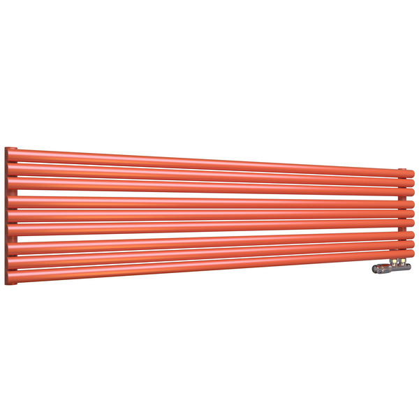 Трубчатый радиатор Empatiko Takt Horisont HLR2-1912-500-48 Friendly Red, ниж, ВхШхГ 1912х536х96