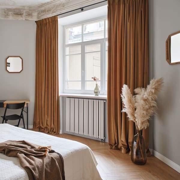 Трубчатый радиатор Empatiko Takt Horisont HL1-1072-500-27 Mild White, нл, ВхШхГ 1072х536х64