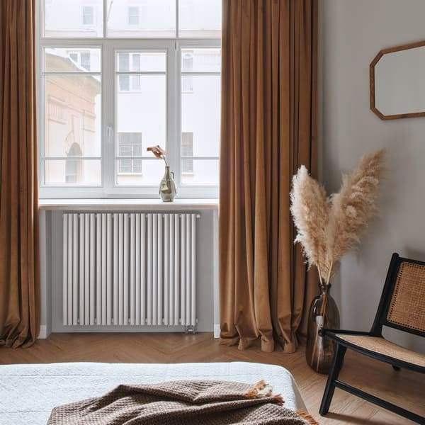 Трубчатый радиатор Empatiko Takt Horisont HL1-592-1500-15 Mild White, нл, ВхШхГ 592х1536х64