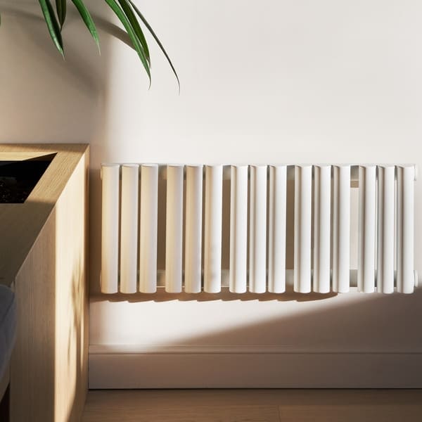 Трубчатый радиатор Empatiko Takt Horisont HL1-592-1500-15 Mild White, нл, ВхШхГ 592х1536х64