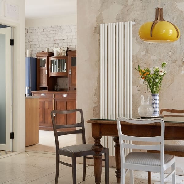 Трубчатый радиатор Empatiko Takt Horisont HL1-592-1500-15 Mild White, нл, ВхШхГ 592х1536х64