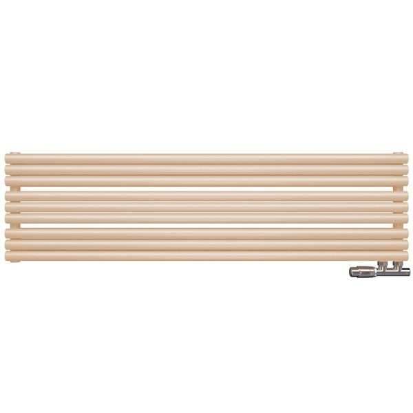Трубчатый радиатор Empatiko Takt Horisont HL1-592-500-15 Warm Beige, нл, ВхШхГ 592х536х64