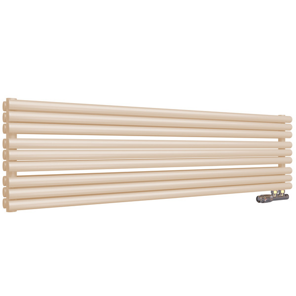 Трубчатый радиатор Empatiko Takt Horisont HL1-592-500-15 Warm Beige, нл, ВхШхГ 592х536х64