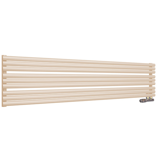 Трубчатый радиатор Empatiko Takt Horisont HL1-592-500-15 Warm Beige, нл, ВхШхГ 592х536х64
