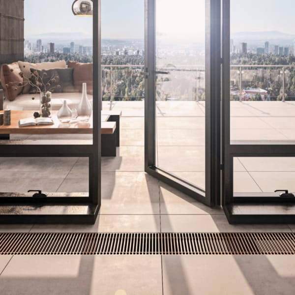Внутрипольный электрический конвектор Savva KV Electro 200x90x700 без вентилятора без решётки