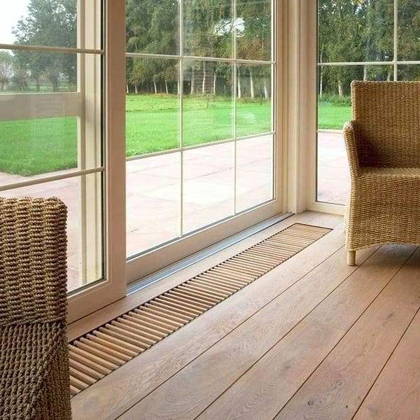 Внутрипольный конвектор Savva KV Vent 24V 380x120x1700 (50x200) c вентилятором без решётки