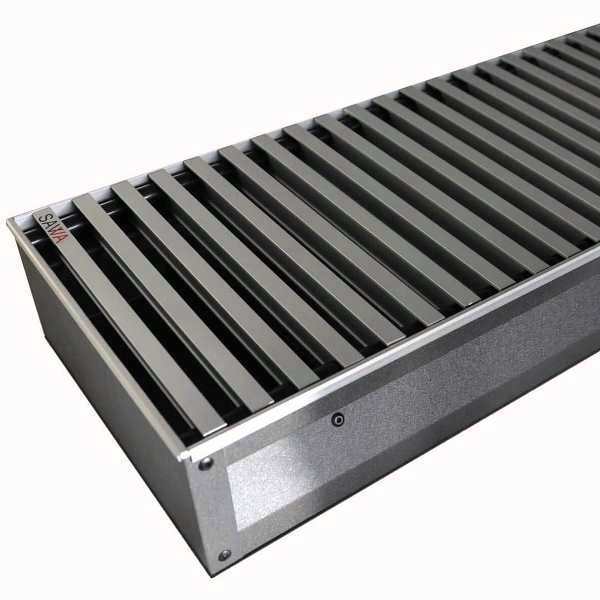 Внутрипольный конвектор Savva KV 200x100x2000 (50х100) без вентилятора без решётки