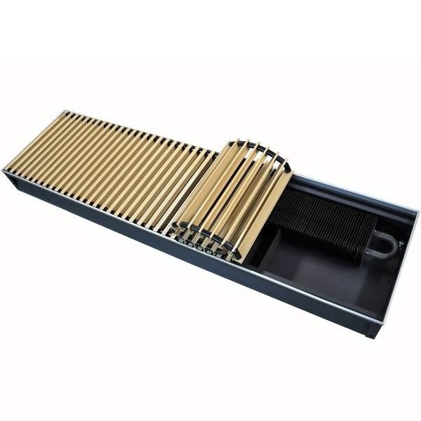 Внутрипольный конвектор Savva KV 260x120x4300 (50х100) без вентилятора без решётки