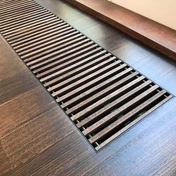 Внутрипольный конвектор Savva KV 300x450x2500 (100х200) без вентилятора без решётки