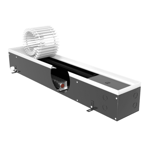 Конвектор внутрипольный Vitron с вентилятором AC и решёткой цвета серебро ВКВ-150-160-2400-2ТВ