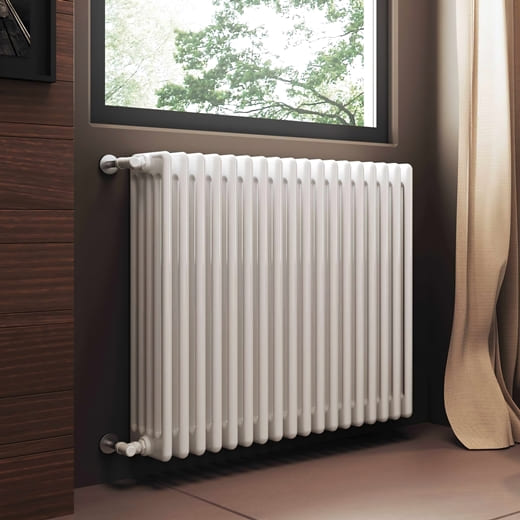 Трубчатый радиатор Zehnder Charleston 3057/30, боковое №1270, 3/4, L=1406 мм