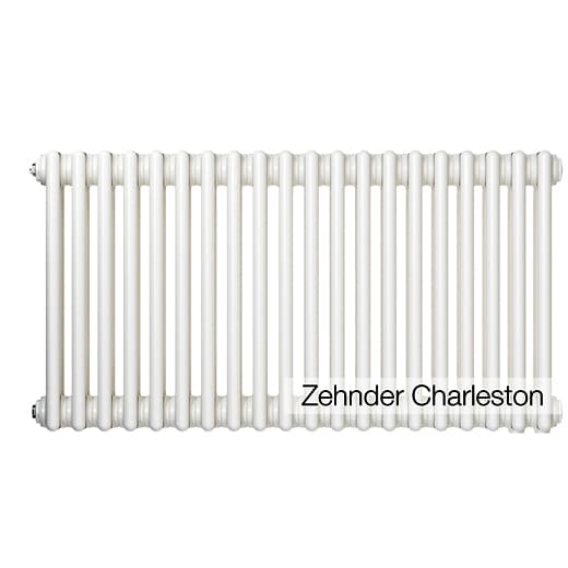 Трубчатый радиатор Zehnder Charleston Completto 3057/17, нижнее с вентилем №V001/V002, L=808 мм