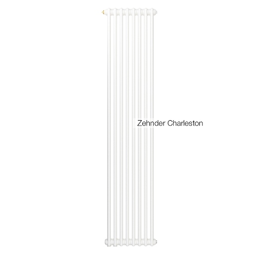 Трубчатый радиатор Zehnder Charleston Completto 2180/17, нижнее с вентилем №V001/V002, L=808 мм