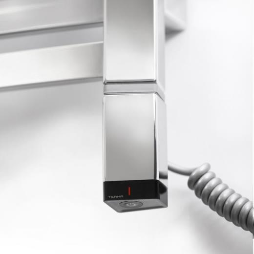 Нагревательный ТЭН Terma ONE профиль T левый Хром 300W