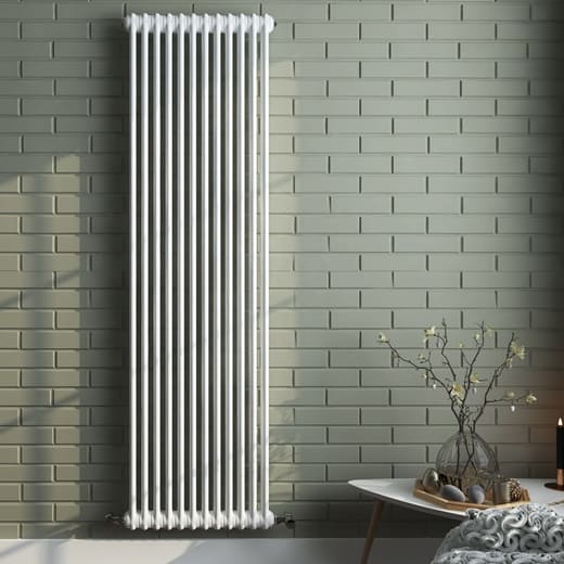 Трубчатый радиатор Arbonia 2180/6, боковое подключение №12, 3/4, белый цвет