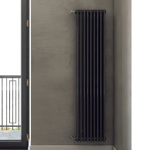 Трубчатый радиатор Arbonia 2180/6, боковое подключение №12, 3/4, цвет Anthrazit Metallic
