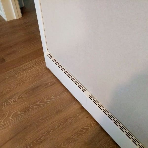 Наружный уголок для TermoPlintus Savva RAL 9003